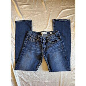 BKE Buckle Jeans~Payton Low Rise Boot Cut~Womens 28 X 31.5~Blue Stretch Denim